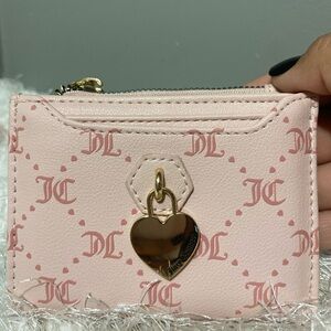 Juicy couture diamond pink clay wallet